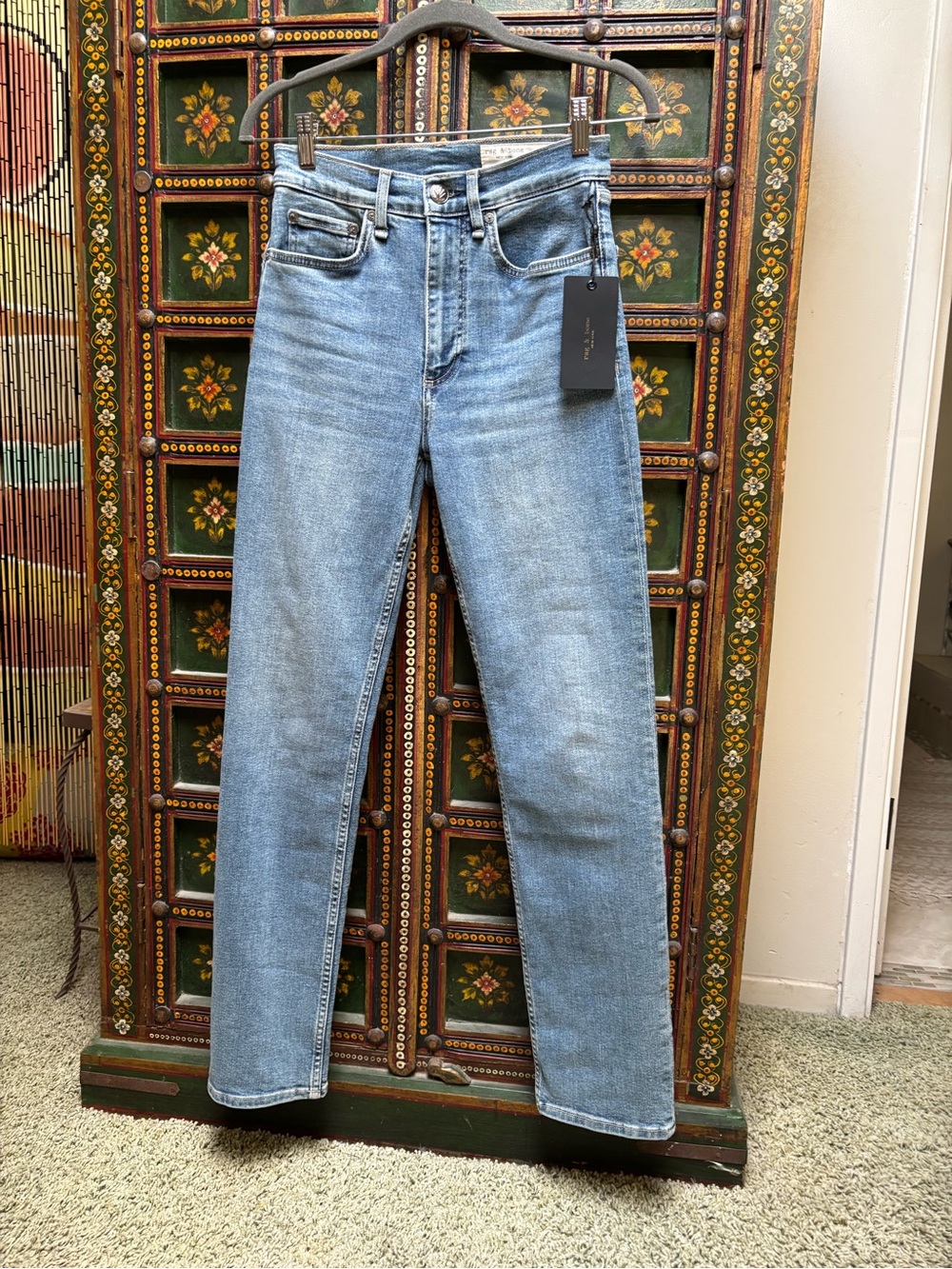 Rag & Bone Flexi Wren full length slim Jeans